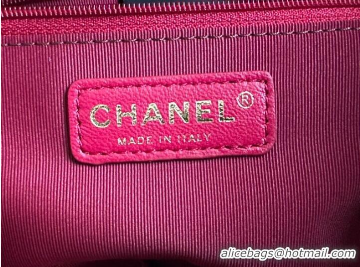 Good Product CHANEL Calfskin & Gold-Tone Metal AS3508 Burgundy