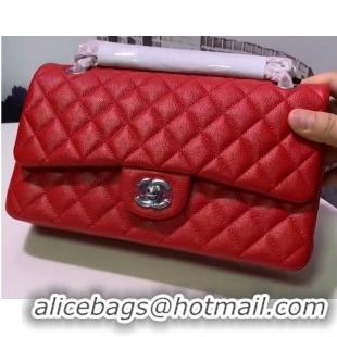 Promotional Chanel Flap Shoulder Bag Original Caviar leather A1112 Red