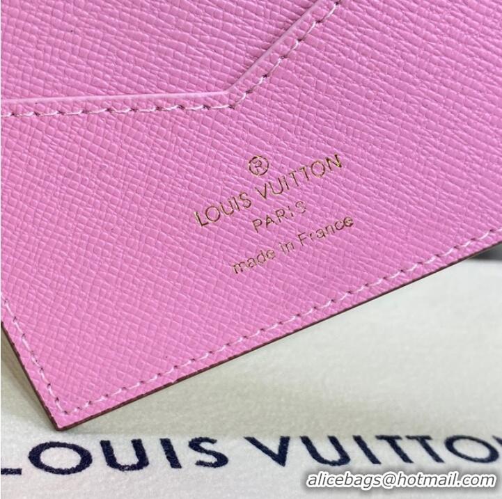 Reasonable Price Louis Vuitton PASSPORT COVER M81614 pink