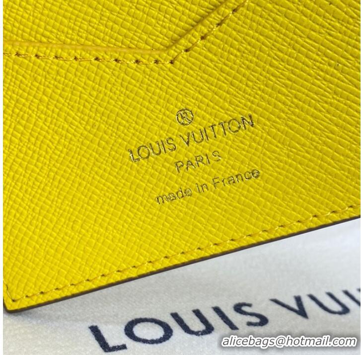 Top Quality Louis Vuitton PASSPORT COVER M81614 yellow