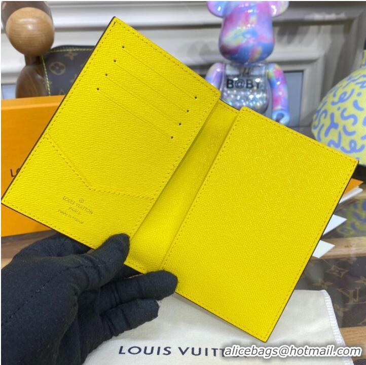 Top Quality Louis Vuitton PASSPORT COVER M81614 yellow