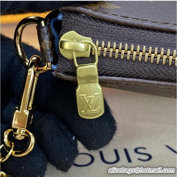 Reasonable Price Louis Vuitton MINI POCHETTE ACCESSOIRES M81637 Blue