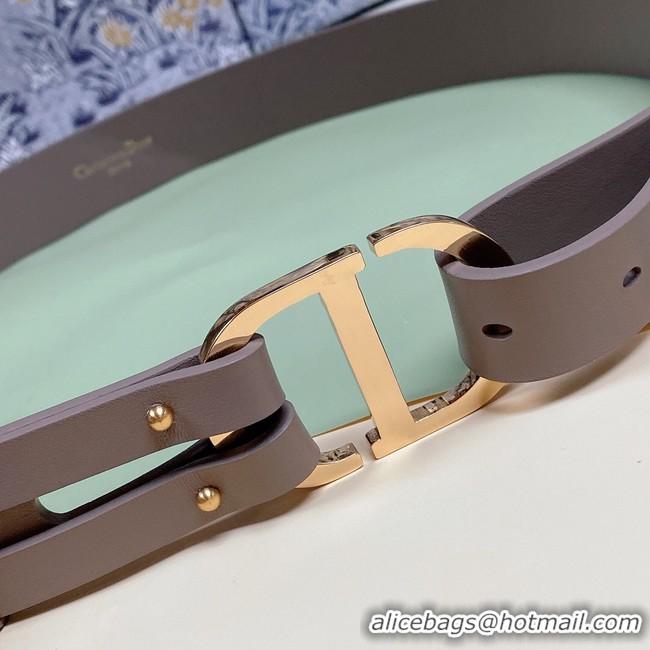 Best Grade DIOR 30 MONTAIGNE BELT Smooth Calfskin 30 MM B0306UVW