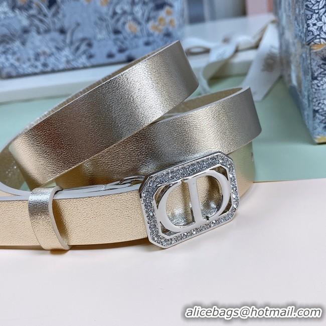 Fashion DIOR 30 MONTAIGNE CRYSTALS 15 MM BELT Smooth Calfskin B0298UWFS