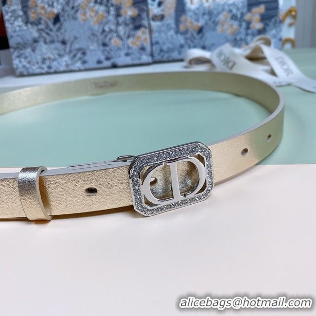 Fashion DIOR 30 MONTAIGNE CRYSTALS 15 MM BELT Smooth Calfskin B0298UWFS