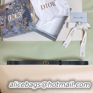 Stylish DIOR 15 MM CARO BELT Calfskin B0307UBD