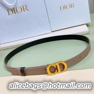 Popular Style DIOR 30 MONTAIGNE REVERSIBLE BELT Calfskin 20 MM B0179U