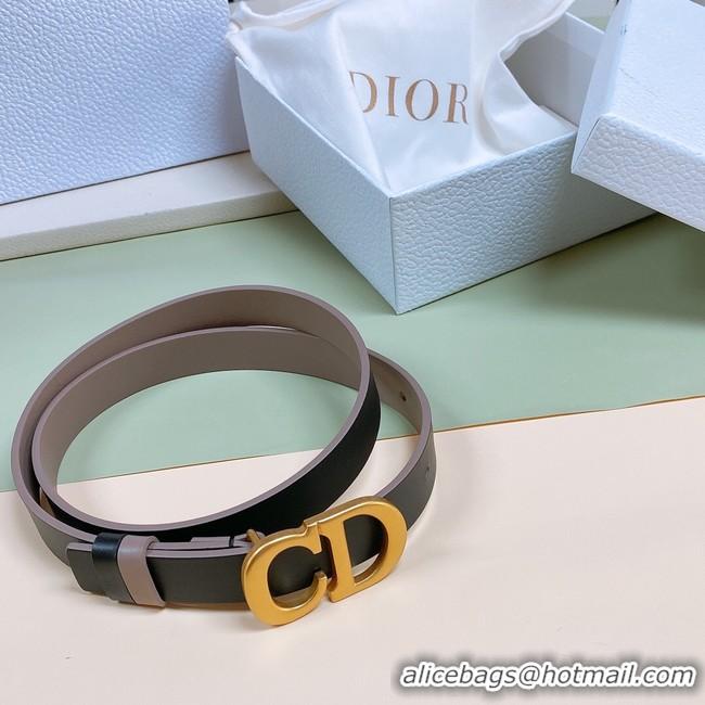 Popular Style DIOR 30 MONTAIGNE REVERSIBLE BELT Calfskin 20 MM B0179U