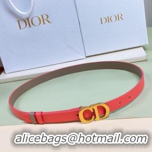 Best Grade DIOR 30 MONTAIGNE REVERSIBLE BELT Calfskin 20 MM B0180U