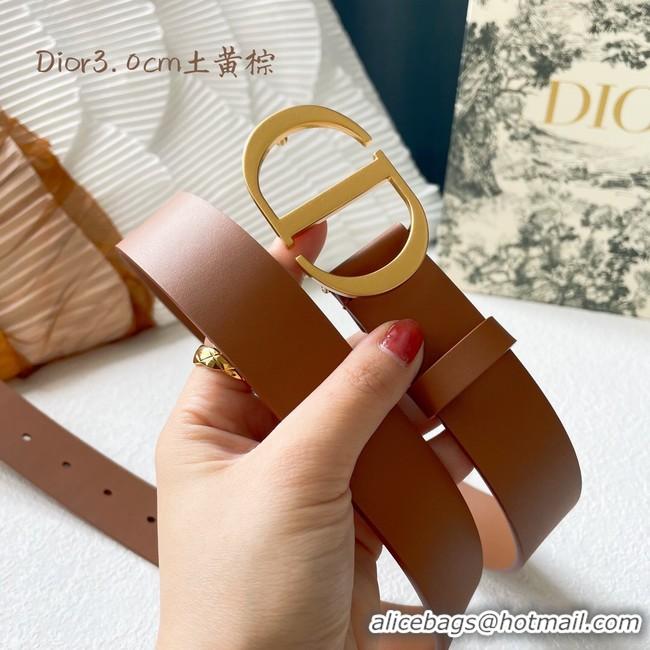 Unique Style Dior Leather Belt 30MM 2790