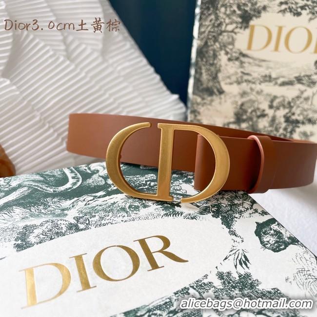 Unique Style Dior Leather Belt 30MM 2790