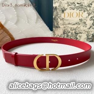 Low Price Dior Leather Belt 30MM 2793