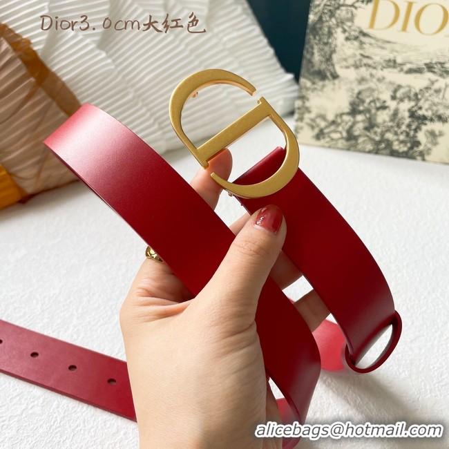 Low Price Dior Leather Belt 30MM 2793