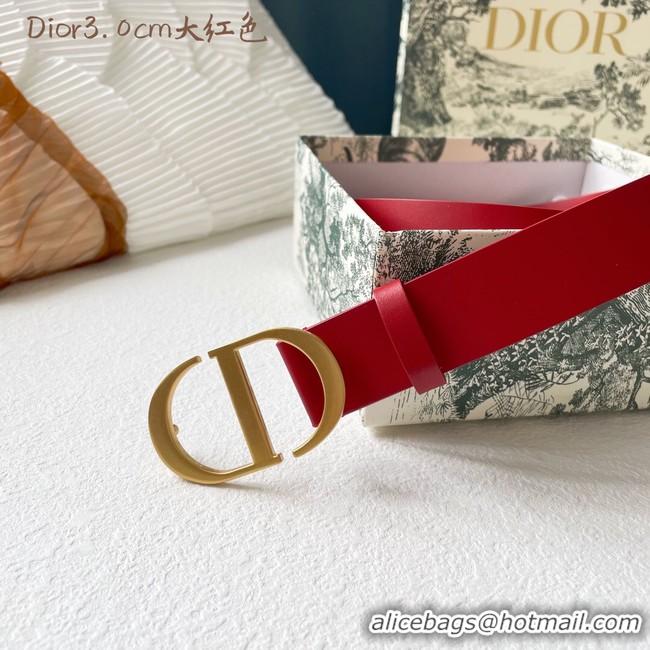 Low Price Dior Leather Belt 30MM 2793