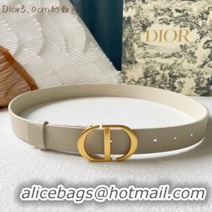 Best Grade Dior Leather Belt 30MM 2794