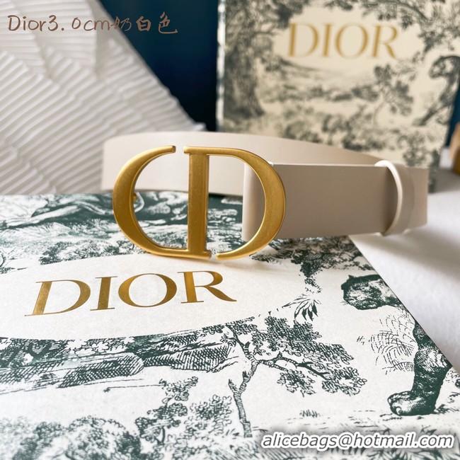 Best Grade Dior Leather Belt 30MM 2794