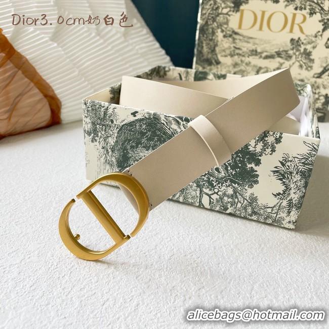 Best Grade Dior Leather Belt 30MM 2794