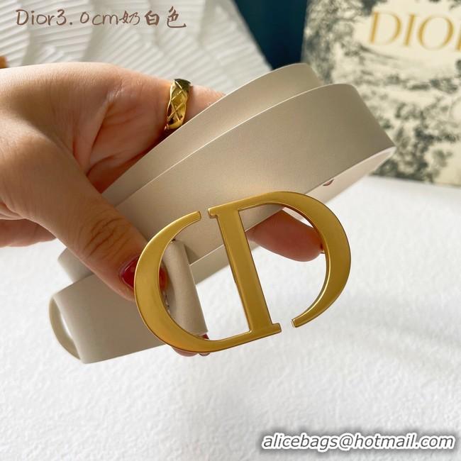 Best Grade Dior Leather Belt 30MM 2794