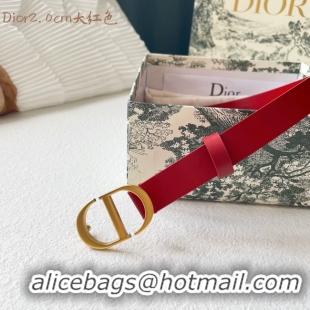 Stylish Dior Leather Belt 20MM 2797