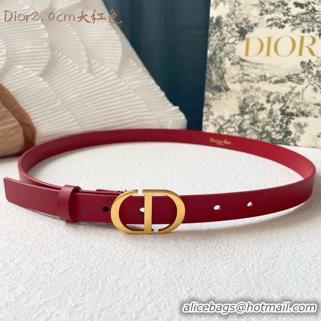 Stylish Dior Leather Belt 20MM 2797