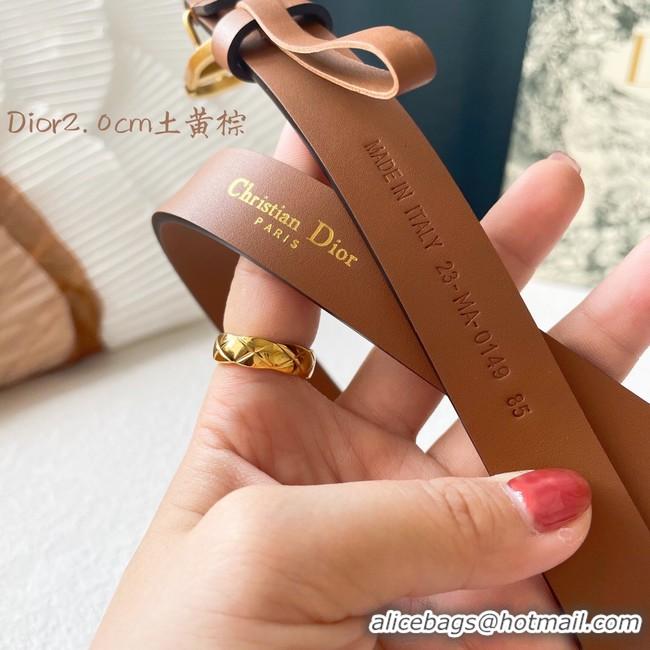 Most Popular Dior Leather Belt 20MM 2798