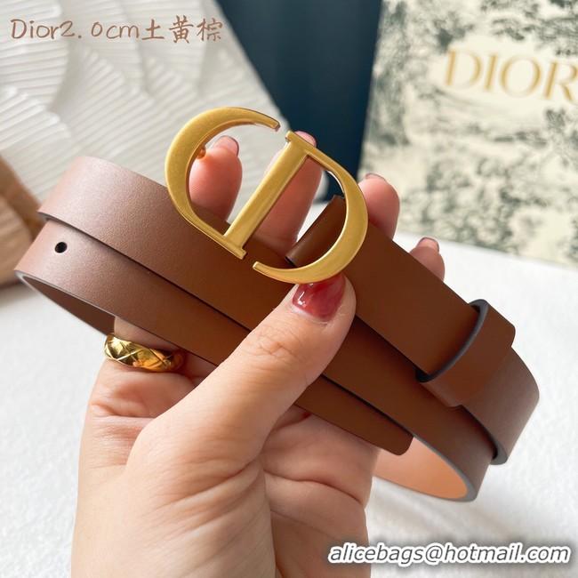 Most Popular Dior Leather Belt 20MM 2798