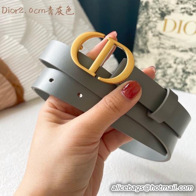 Discount Dior Leather Belt 20MM 2799