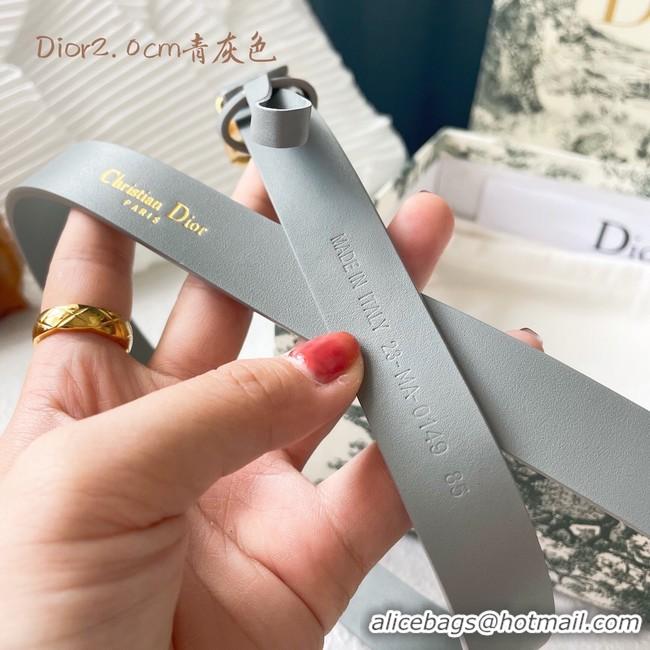 Discount Dior Leather Belt 20MM 2799