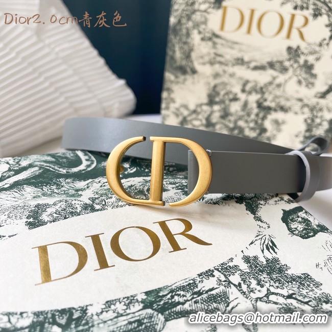 Discount Dior Leather Belt 20MM 2799