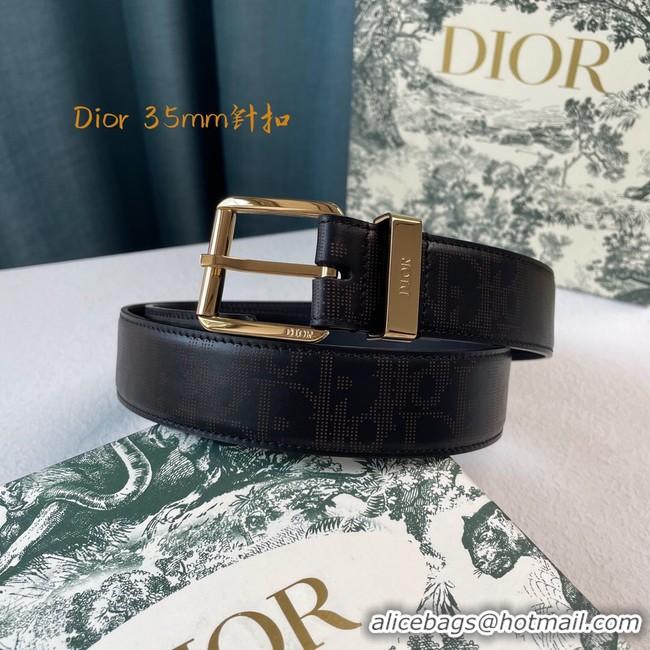 Good Quality Dior calf leather 35MM BELT M0472S