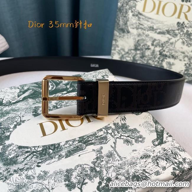 Good Quality Dior calf leather 35MM BELT M0472S