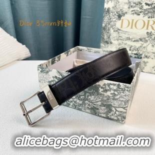 Charming Dior calf leather 35MM BELT M0473S