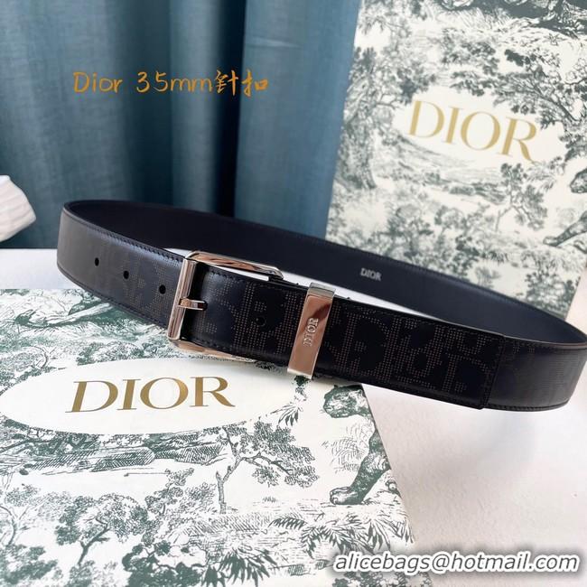 Charming Dior calf leather 35MM BELT M0473S