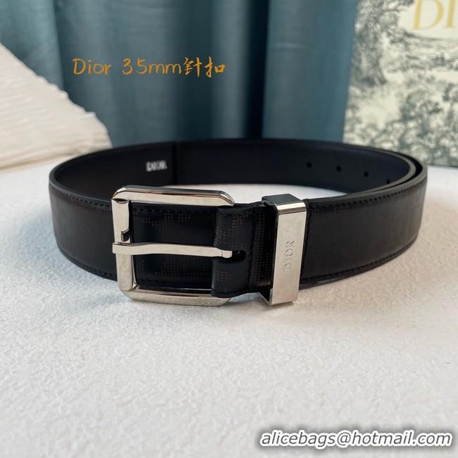 Charming Dior calf leather 35MM BELT M0473S