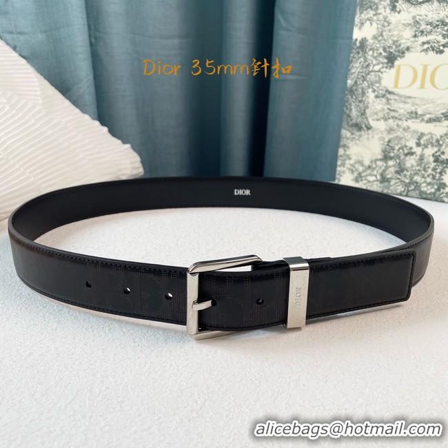 Charming Dior calf leather 35MM BELT M0473S