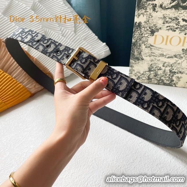 Luxury Discount Dior calf leather 35MM BELT 2803