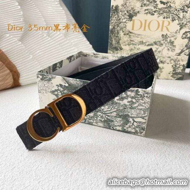 Pretty Style Dior calf leather 35MM BELT 2805