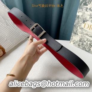 Stylish Dior calf leather 35MM BELT 2813