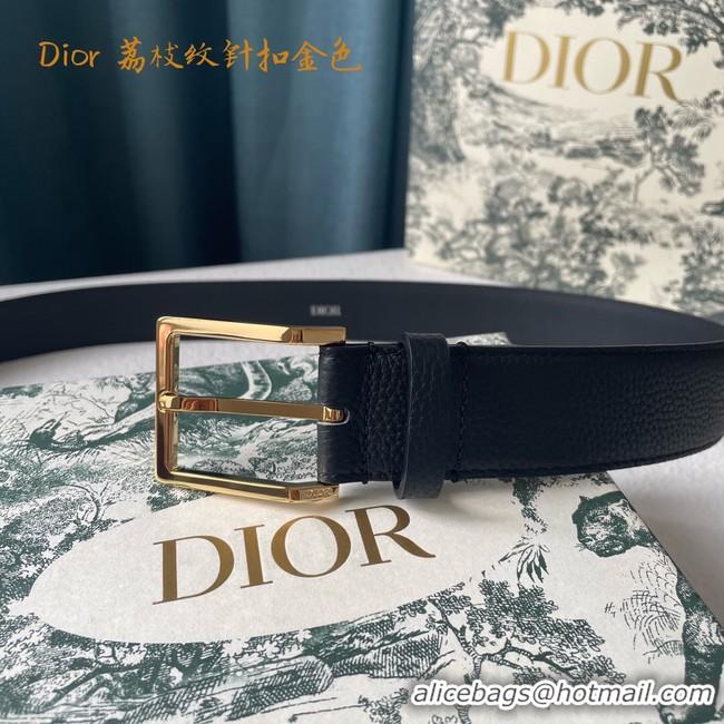 Sumptuous Dior calf leather 35MM BELT 2816