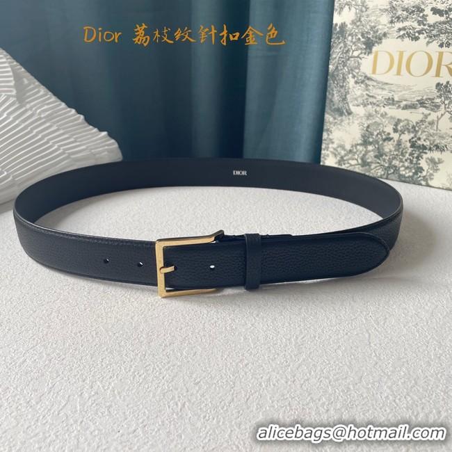 Sumptuous Dior calf leather 35MM BELT 2816