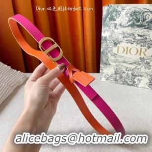 Duplicate Dior 20MM Leather Belt 7102-2