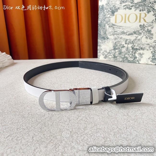 Discount Dior 20MM Leather Belt 7102-4