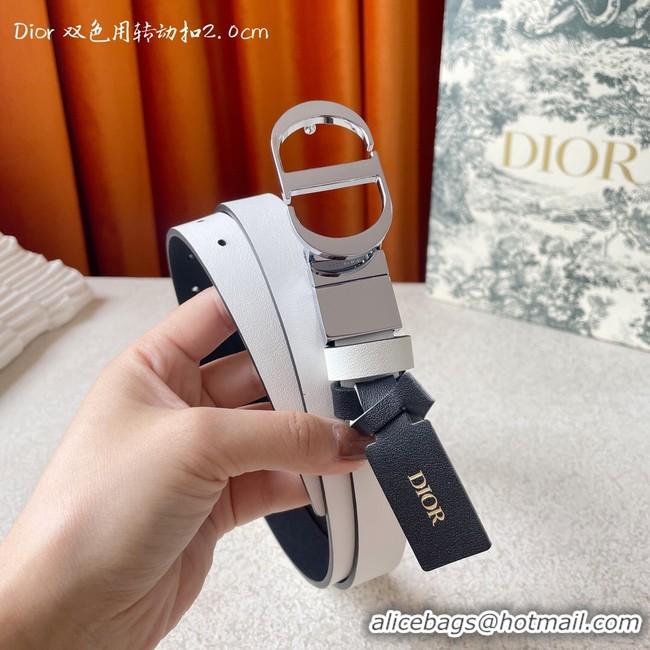 Discount Dior 20MM Leather Belt 7102-4