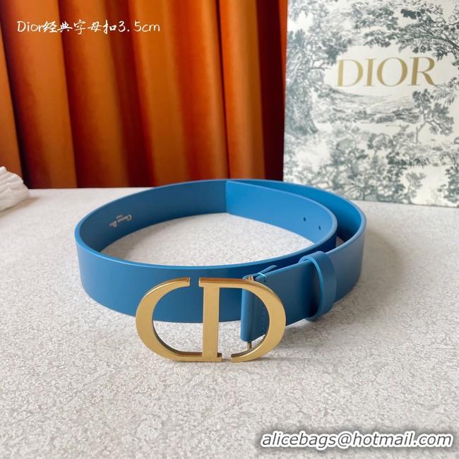 Fashion Dior 35MM Leather Belt 7103-1