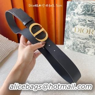 Lower Price Dior 35MM Leather Belt 7103-3