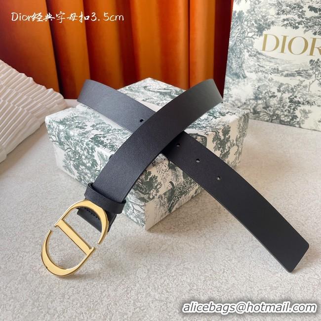 Lower Price Dior 35MM Leather Belt 7103-3