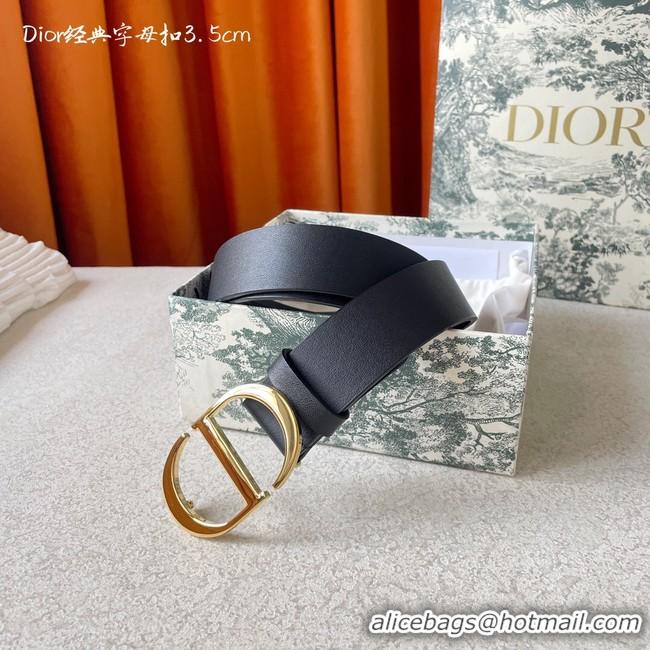 Lower Price Dior 35MM Leather Belt 7103-3