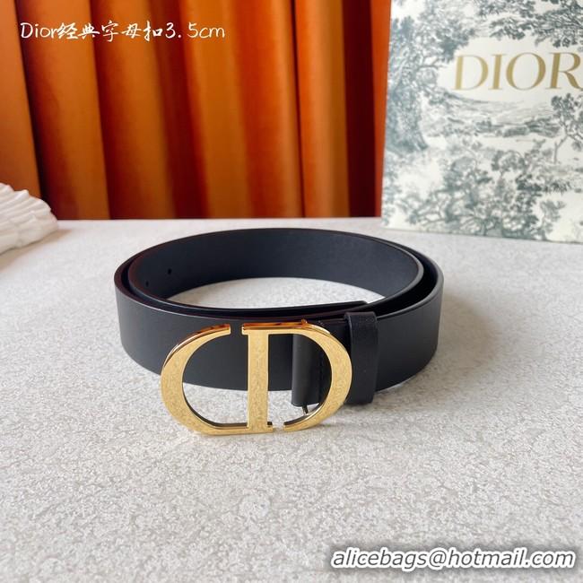 Lower Price Dior 35MM Leather Belt 7103-3