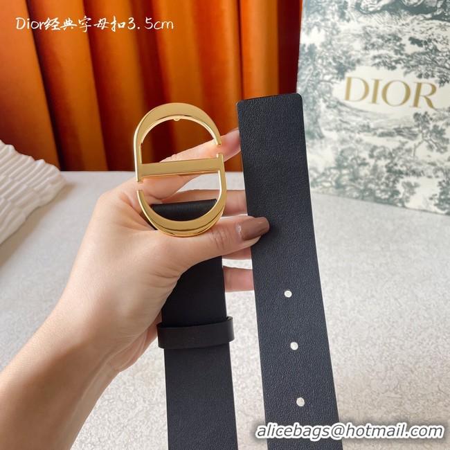 Lower Price Dior 35MM Leather Belt 7103-3