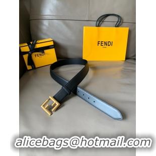 Expensive Fendi 34MM Leather Belt 7113-1